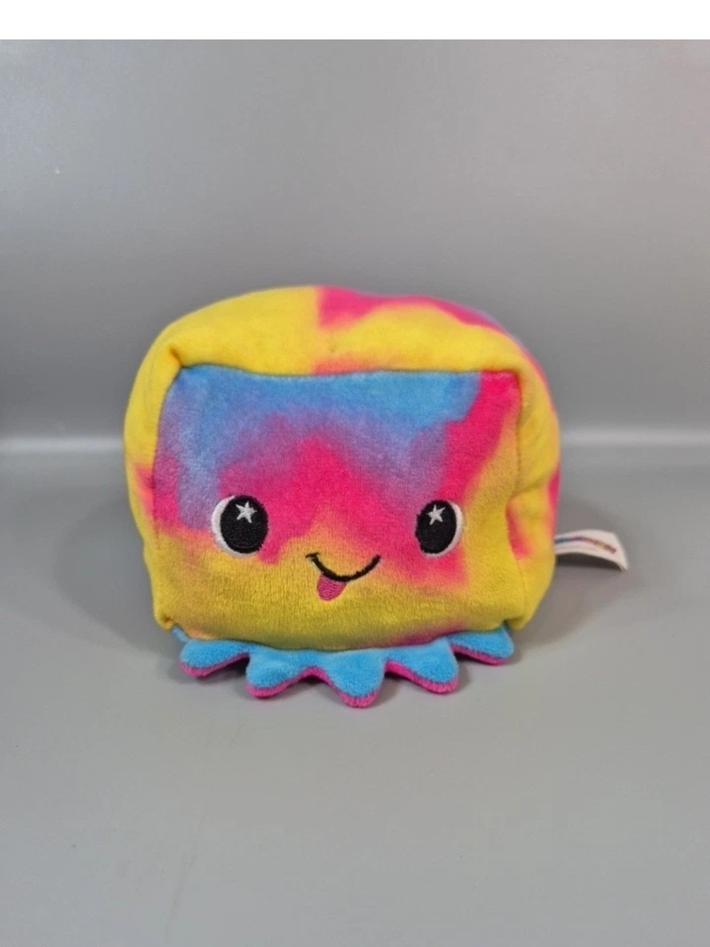 Eve the Octopus Moosh Moosh 5" Square Reversible Plush Stuffed Toy No Tags